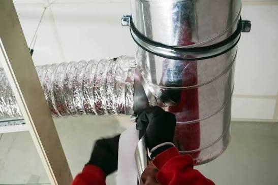 Professional air duct sealing