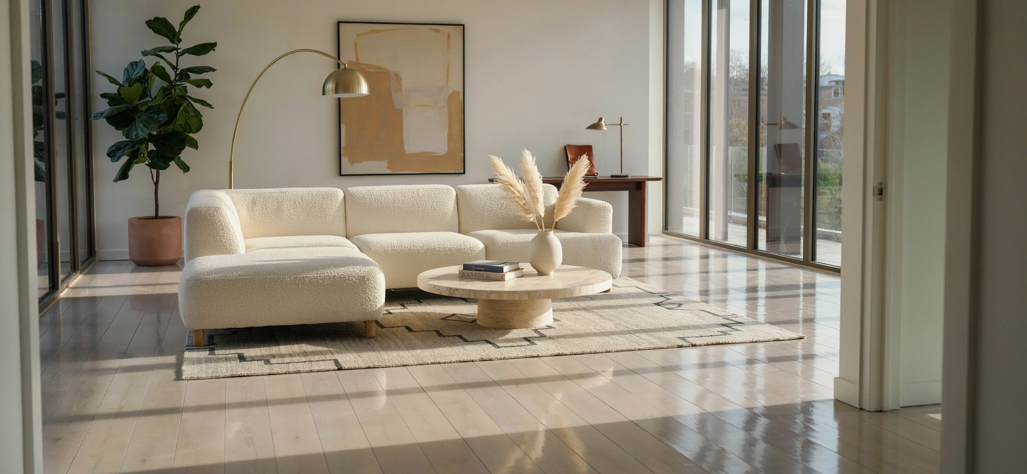 Professional wood floor cleaning