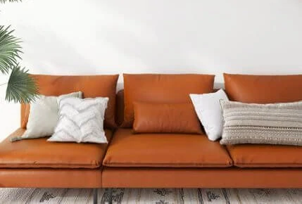 Professional leather furniture cleaning